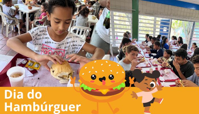 Dia do Hambúrguer – CCA Nossa Vida, Nossa Arte.